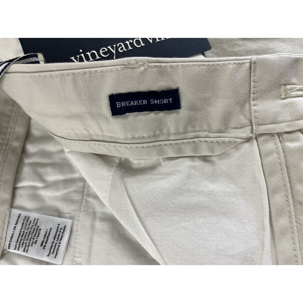 Vineyard Vines Breaker Shorts Men 44T Stone Bermuda Stretch Golf Preppy NWT - Picture 4 of 16